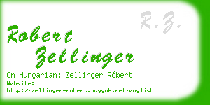 robert zellinger business card